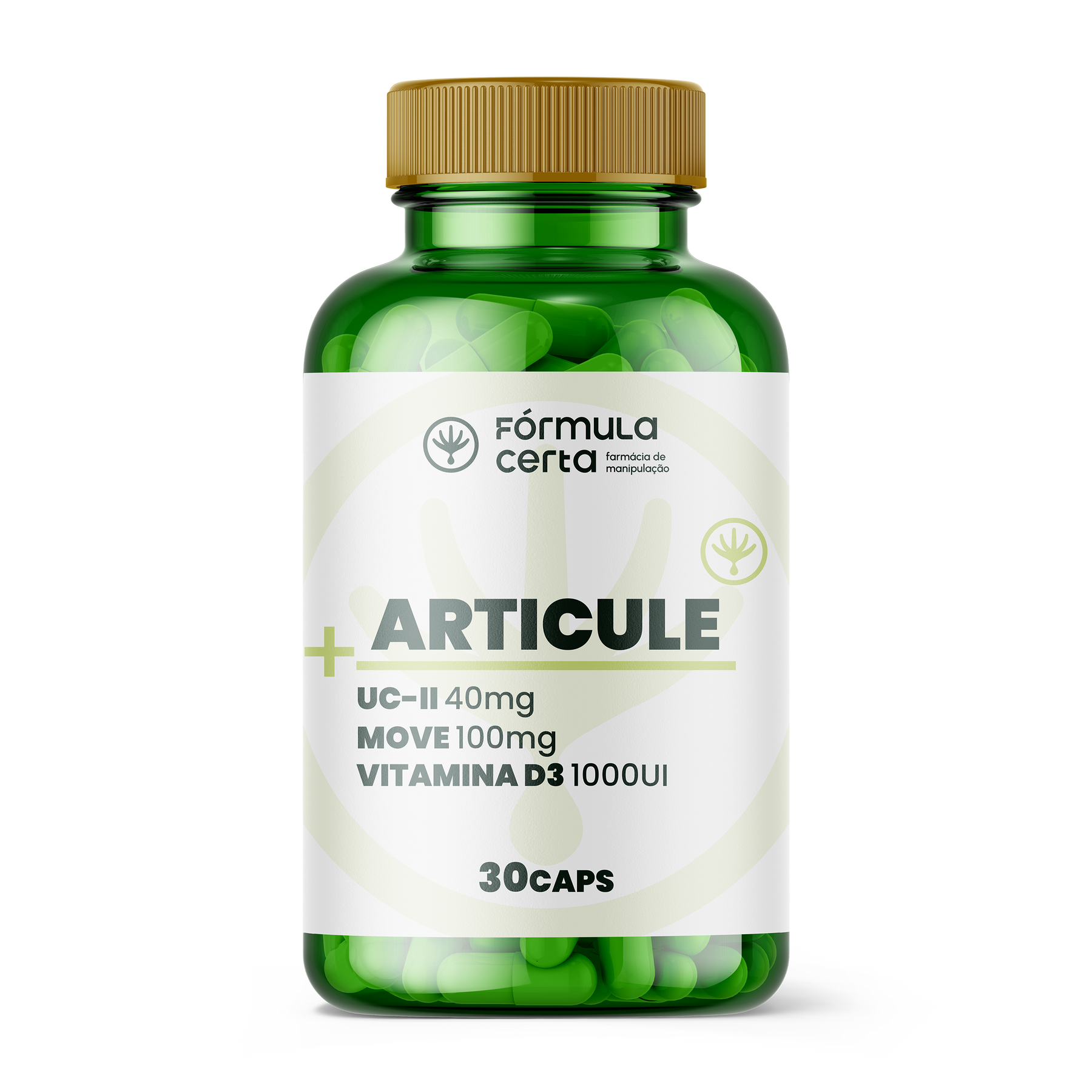 ARTICULE (UC-II 40mg + Move 100mg + Vitamina D3 1000 UI) - 30 Cápsulas