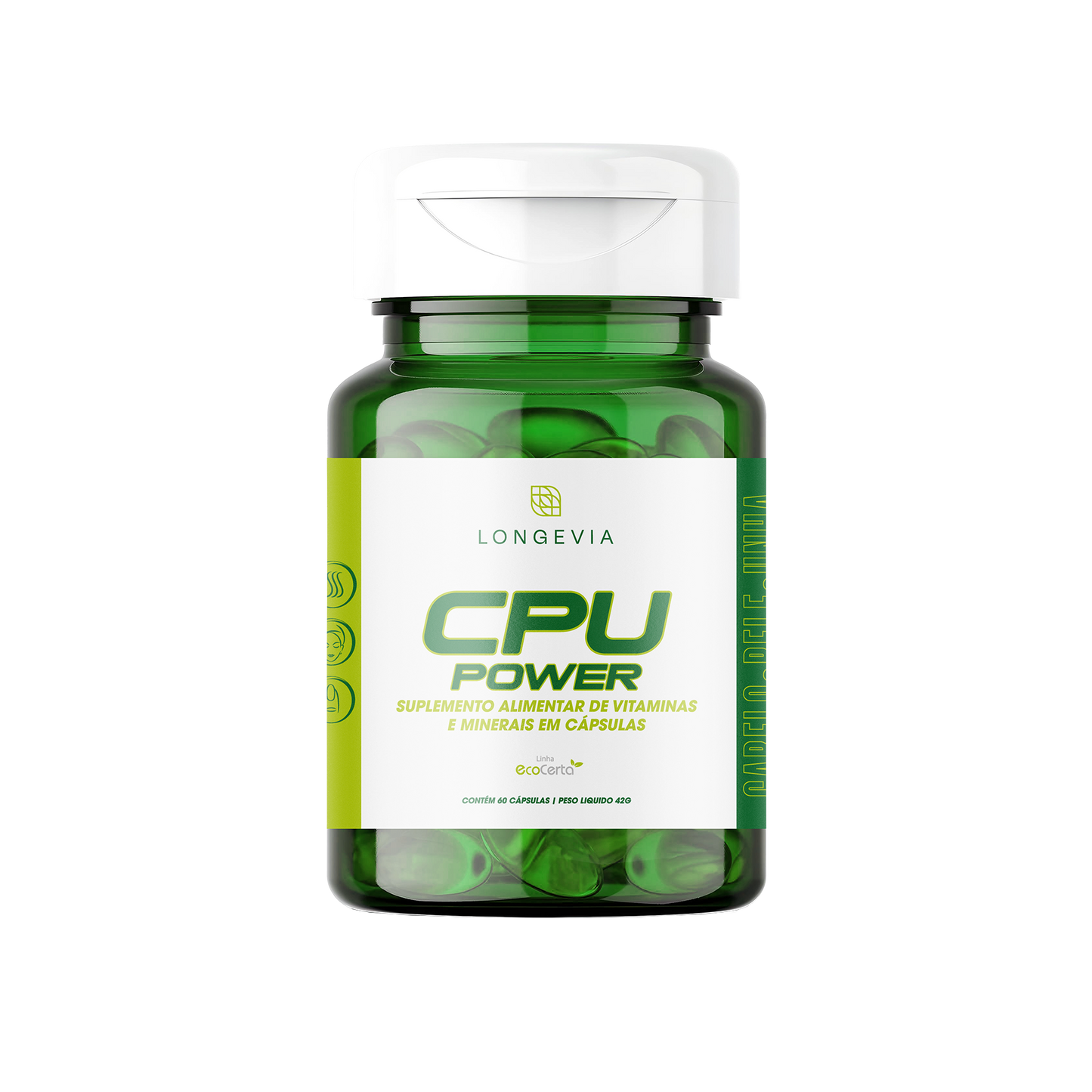 Cabelo, Pele e Unha - CPU - 60 Cápsulas