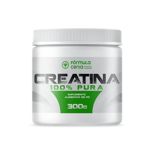 CREATINA 100% PURA -  300G (COM LAUDO)