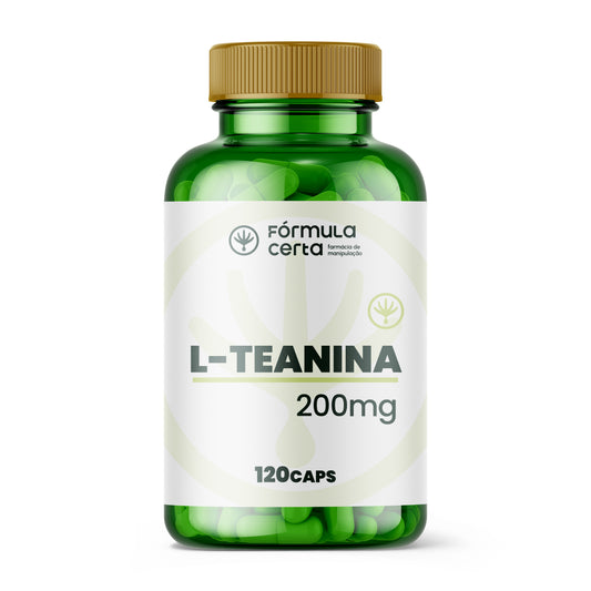 L-Teanina 200mg 120 Cápsulas