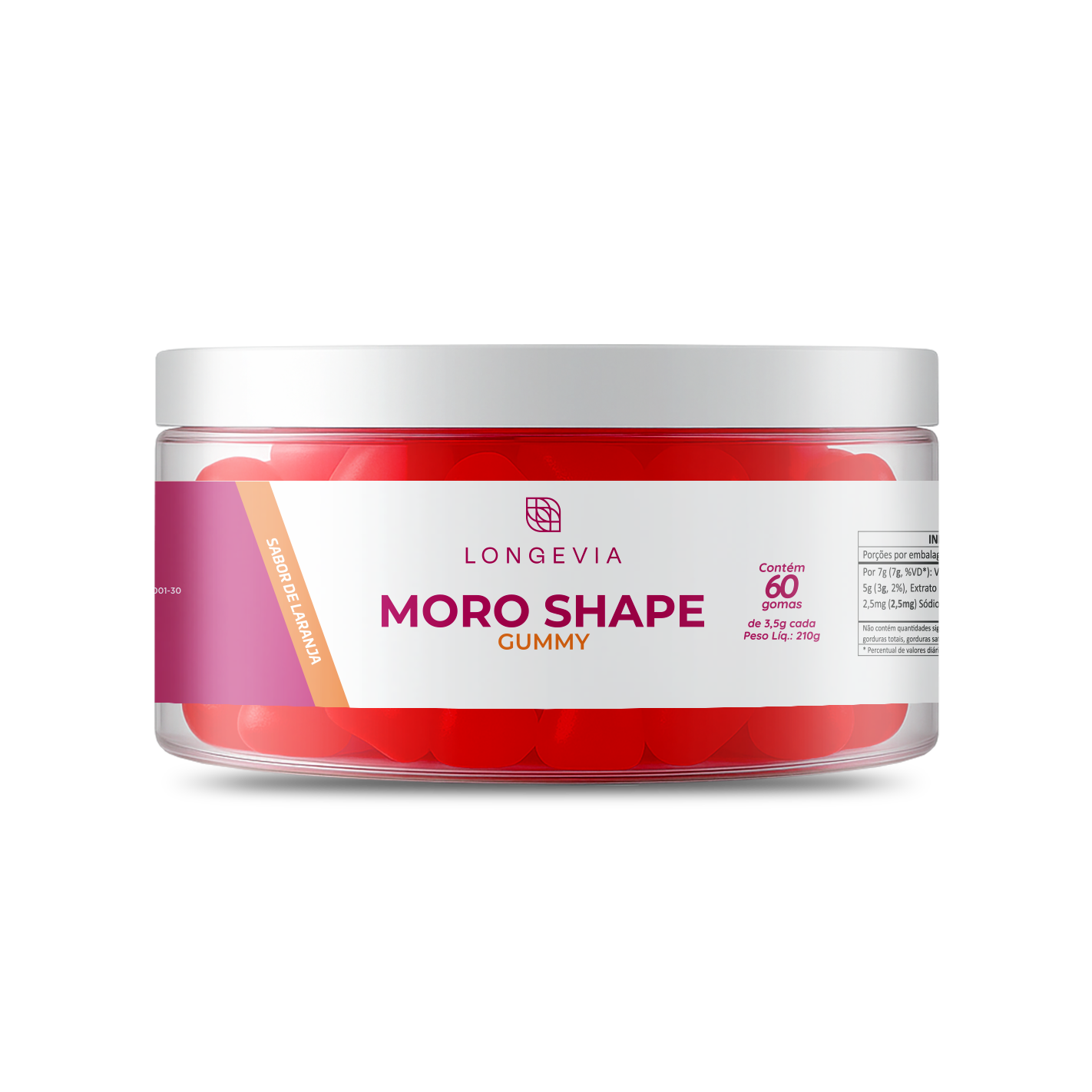 MORO SHAPE - GUMMY - 60 GOMAS - MOROSIL