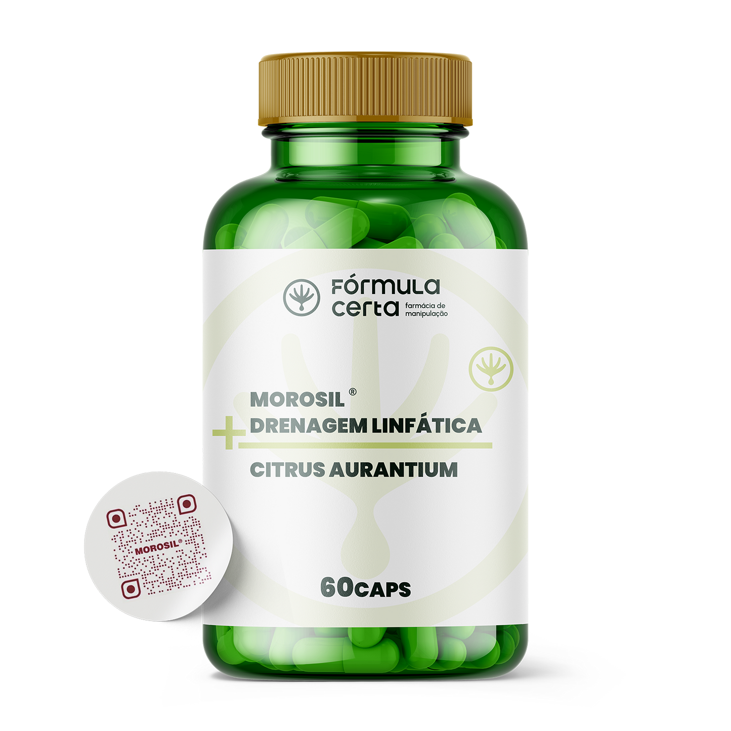 Morosil + Drenagem Linfática + Citrus Aurantium - 60 Doses