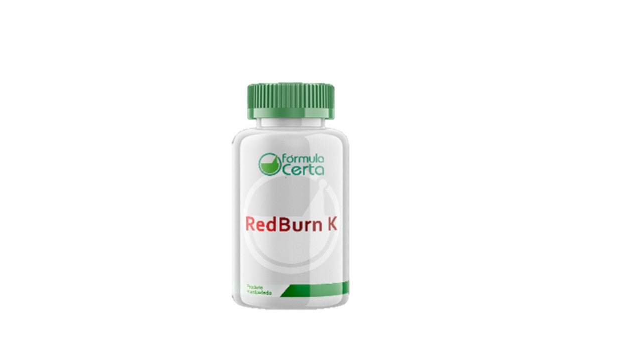 RedBurn K 300mg - Emagrecimento, saúde e leveza.