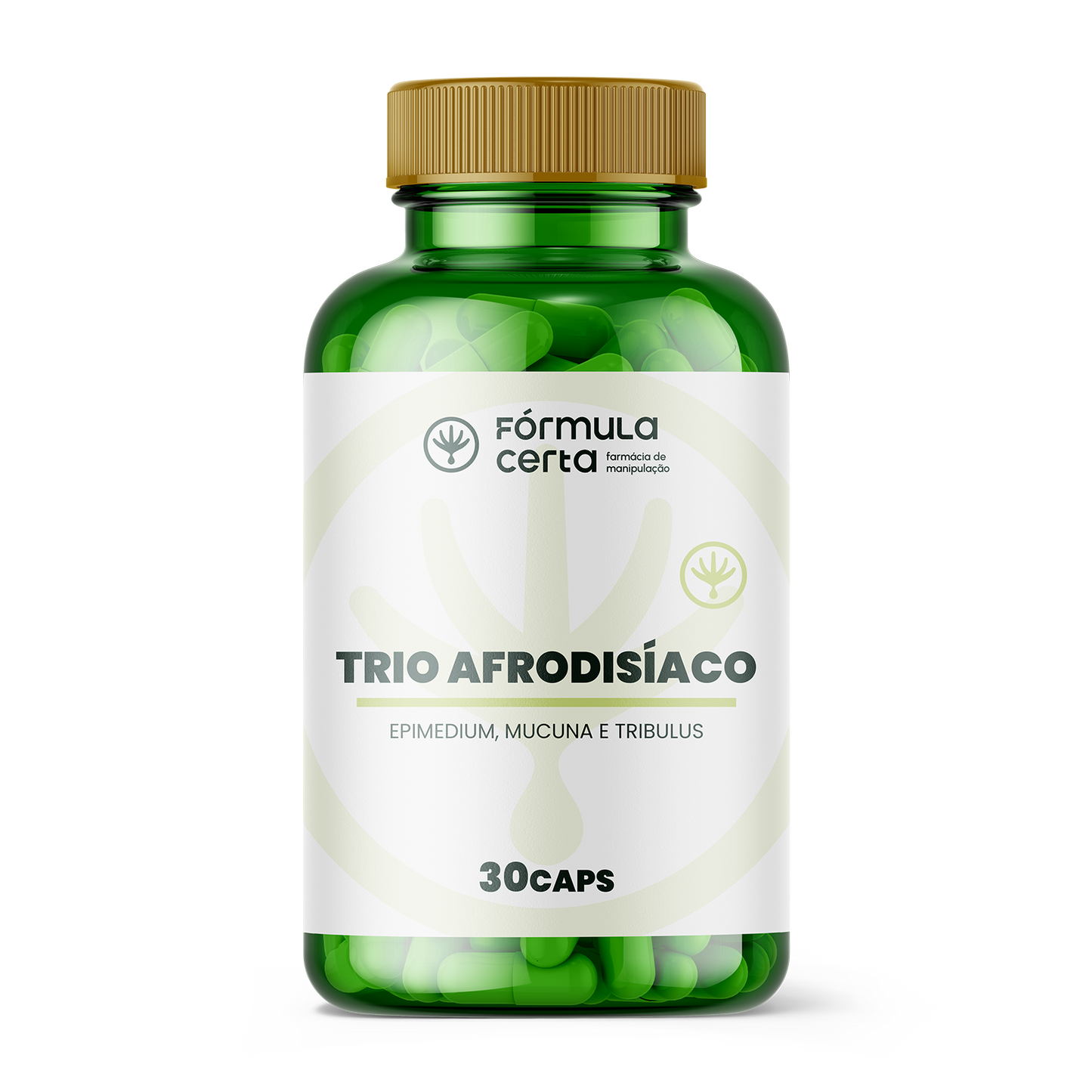 Trio Afrodisíaco - Epimedium, Mucuna e Tribulus - 30 DOSES