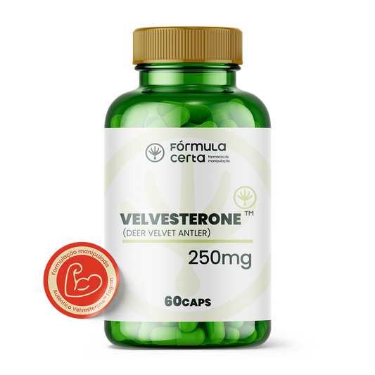 Velvesterone (Deer Velvet Antler) 250mg 60 Cápsulas