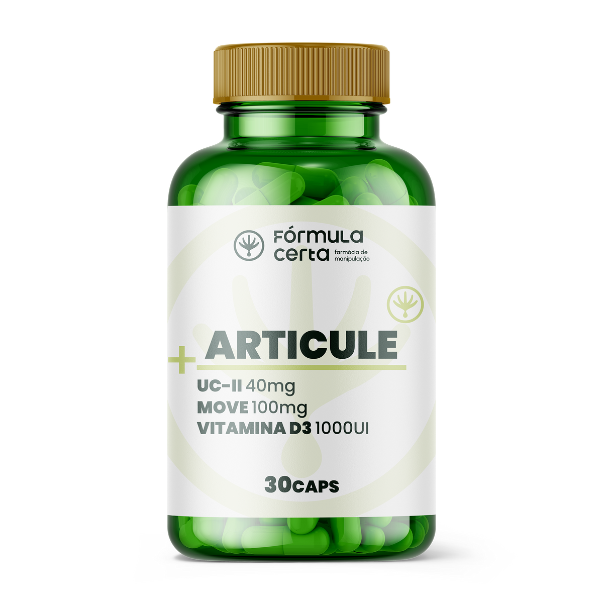 ARTICULE (UC-II 40mg +  Move 100mg + Vitamina D3 1000 UI) - 30 Cápsulas
